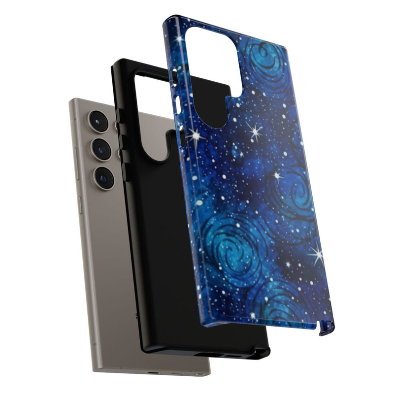 Blauw Sterrenstelsel Patroon