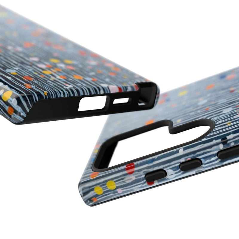 Kleurrijk Abstract Patroon met Dots en Lijnen