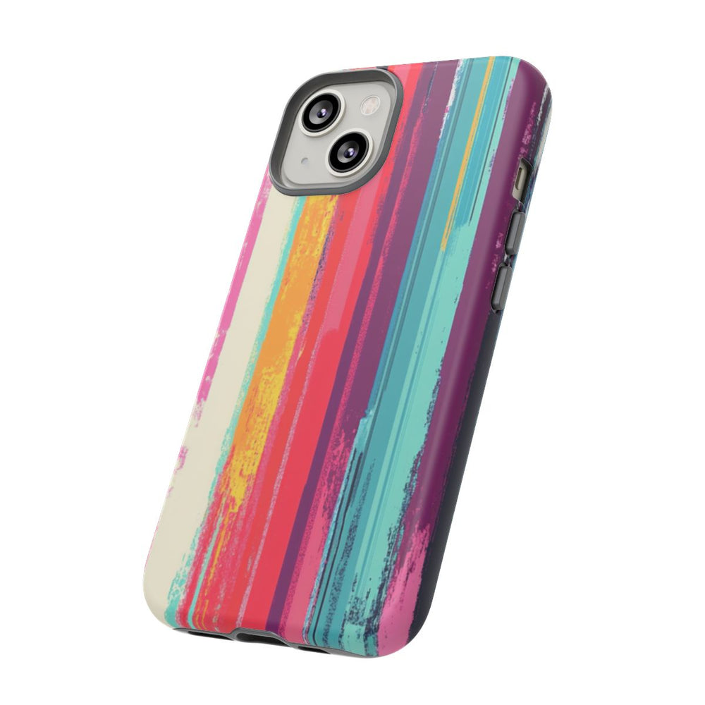 Levendige Verticale Strepen Abstracte Kunst