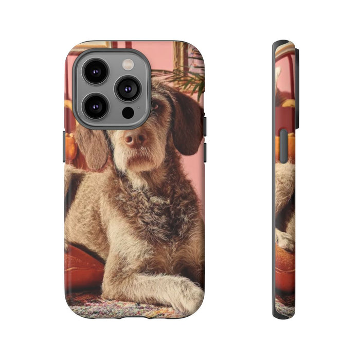 Bruine Hond Ontspant Binnen