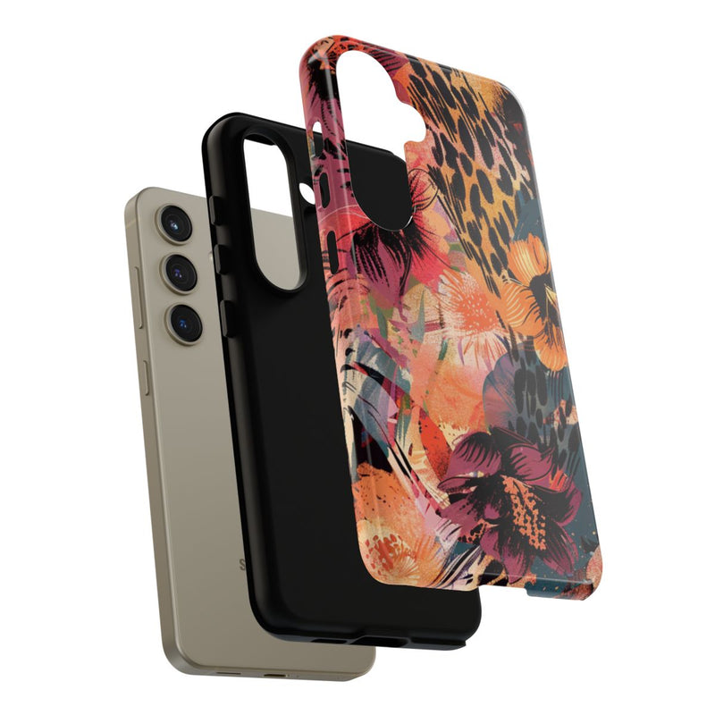 Abstracte Bloemen- en Dierenprint