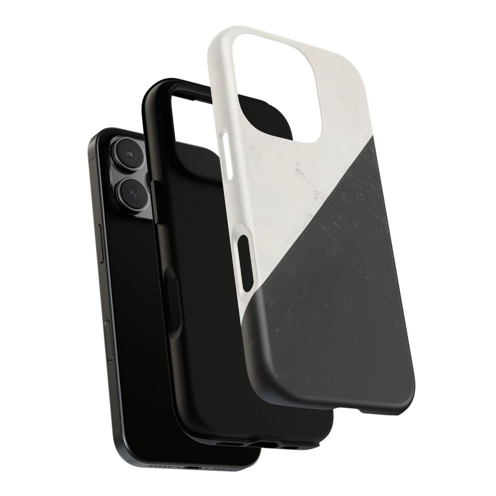 Zwart-Wit Driehoek Vlag Ontwerp