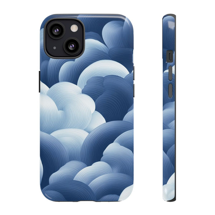 Blauw-Wit Wolkenpatroon