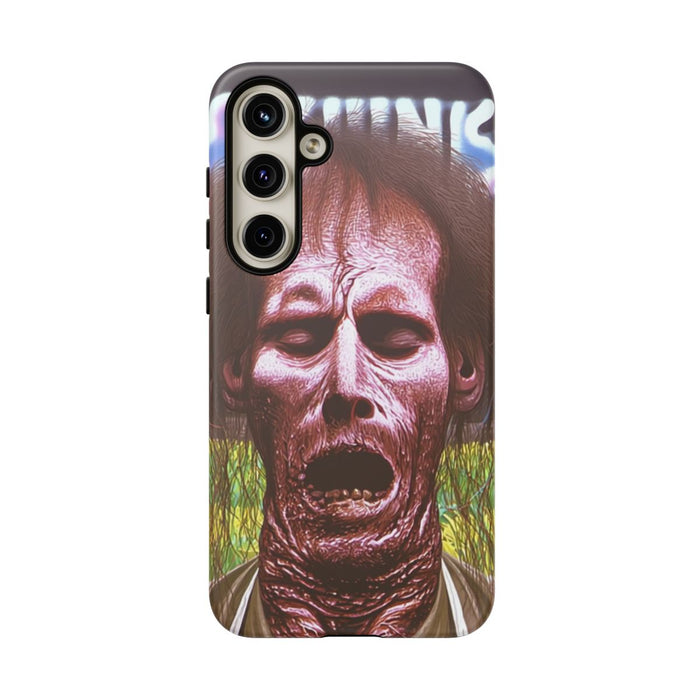 Surrealistisch Zombiegezicht met Vurige Lucht