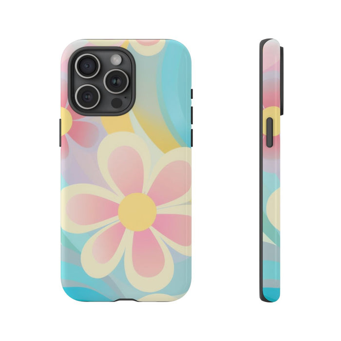 Pastel Groovy Bloemenpatroon
