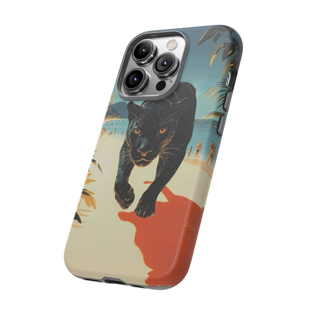 Zwarte Panter op het Strand