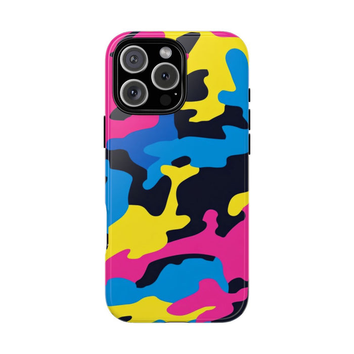 Neon Kleurrijk Camouflagepatroon