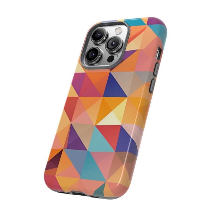 Kleurrijk Geometrisch Hoekpatroon