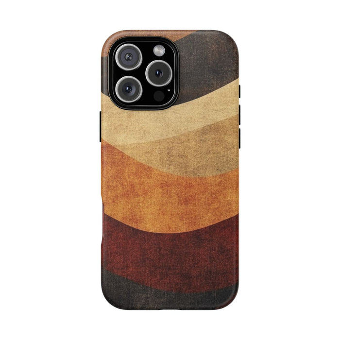Warme Abstracte Golfpatronen