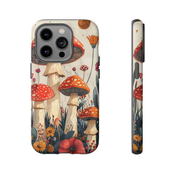 Vrolijke Paddenstoelen en Bloemen