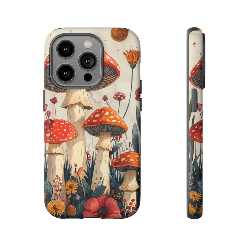 Vrolijke Paddenstoelen en Bloemen