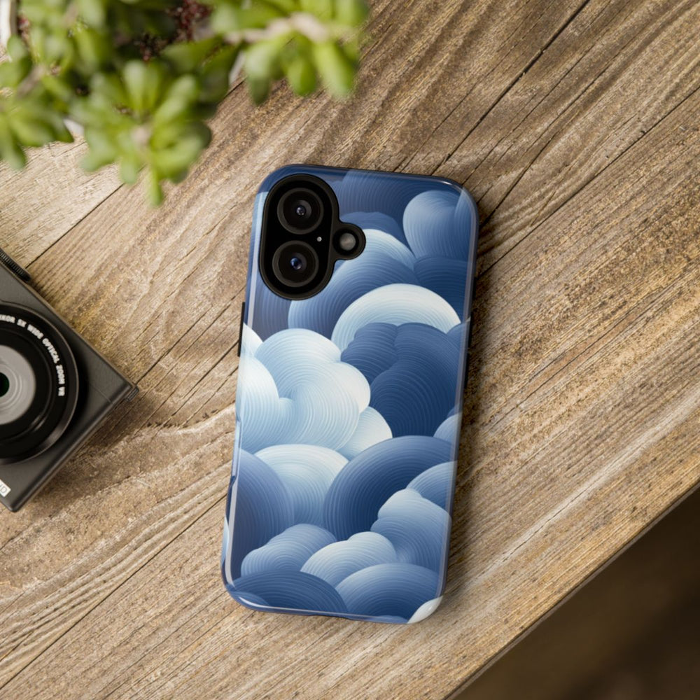 Blauw-Wit Wolkenpatroon