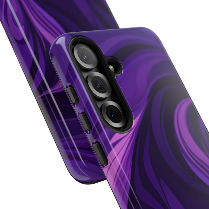 Paarse Abstracte Golfpatroon