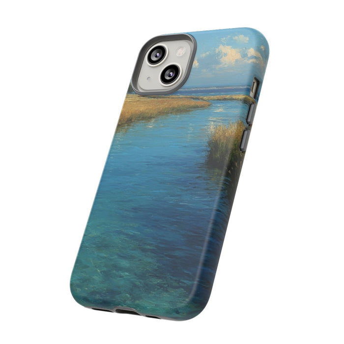 Blauw Lagunelandschap