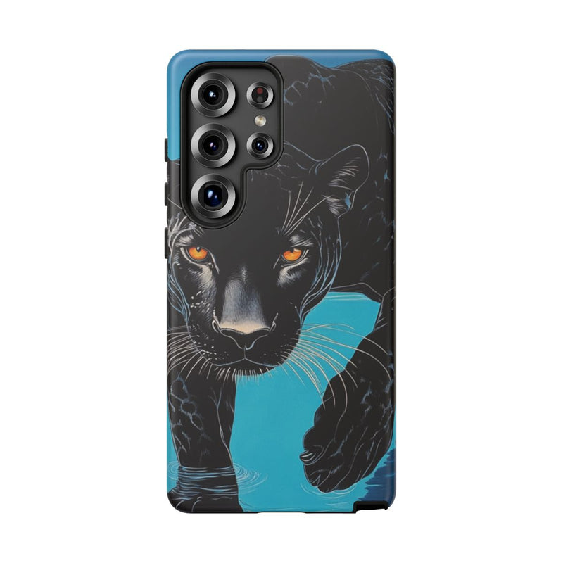 Zwarte Panter bij Zwembad