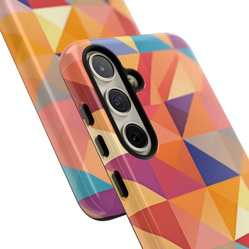 Kleurrijk Geometrisch Hoekpatroon