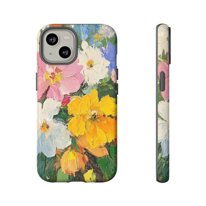 Kleurrijk Olieverfboeket met Bloemen