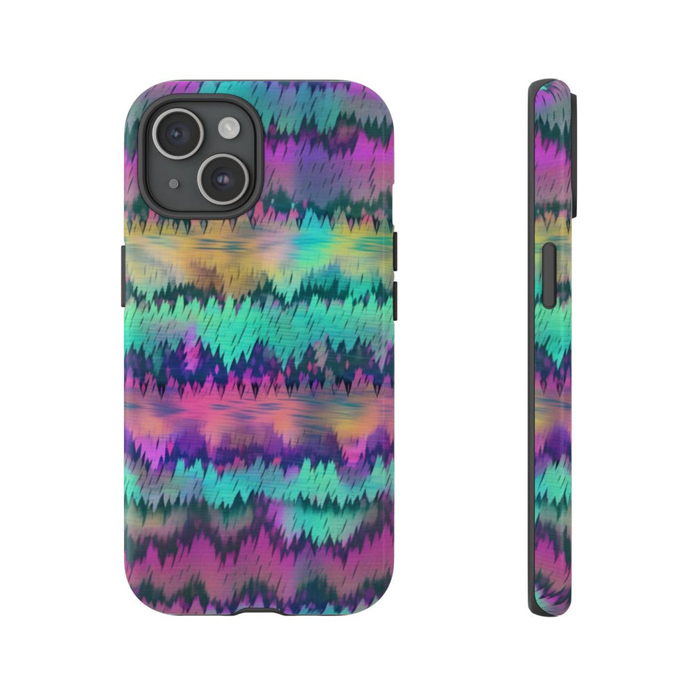 Kleurrijk Glitch Patroon Abstract Design