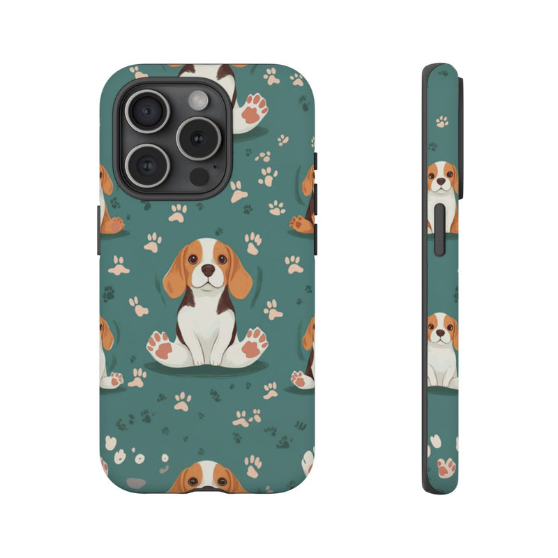 Beagles met Pootafdrukken Patroon