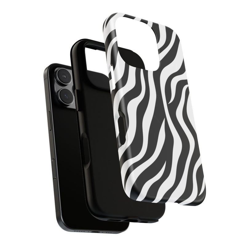 Zwart-Wit Zebra Strepenpatroon