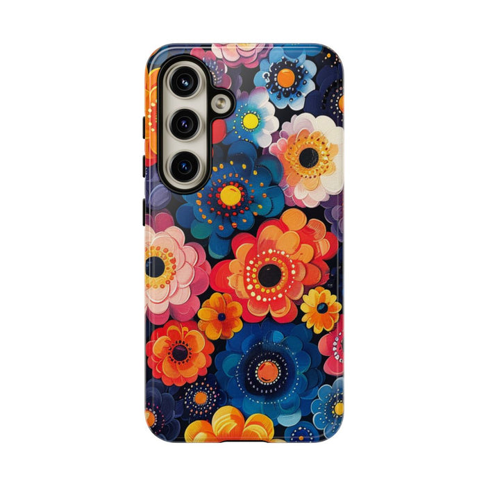 Levendig Abstract Bloemenpatroon