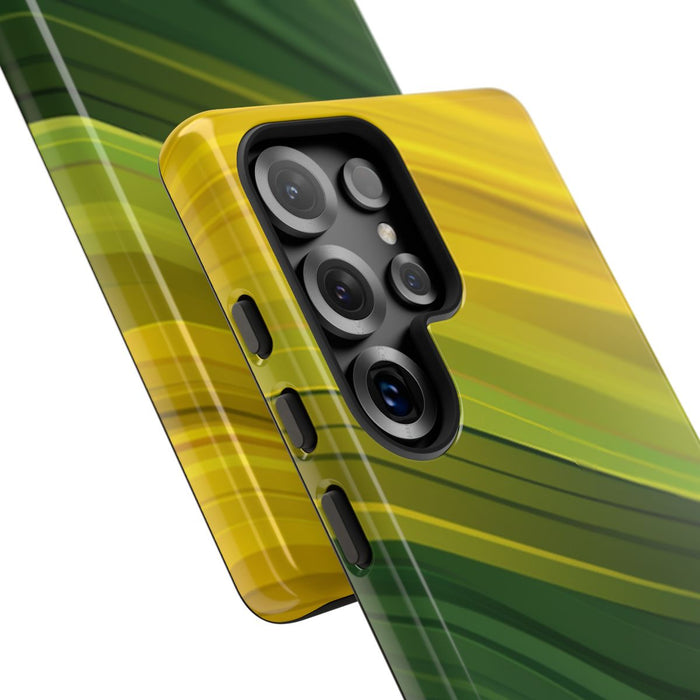 Groen-Geel Golvenpatroon