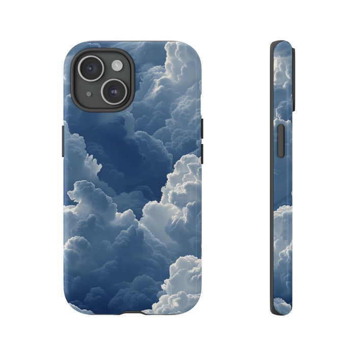 3D Blauw Wolkenpatroon