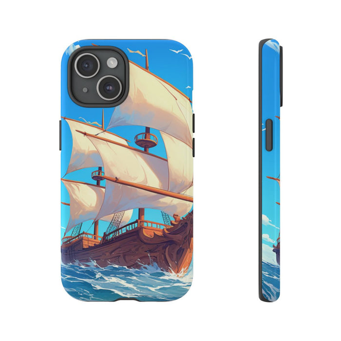 Zeilschip op Blauwe Oceaan