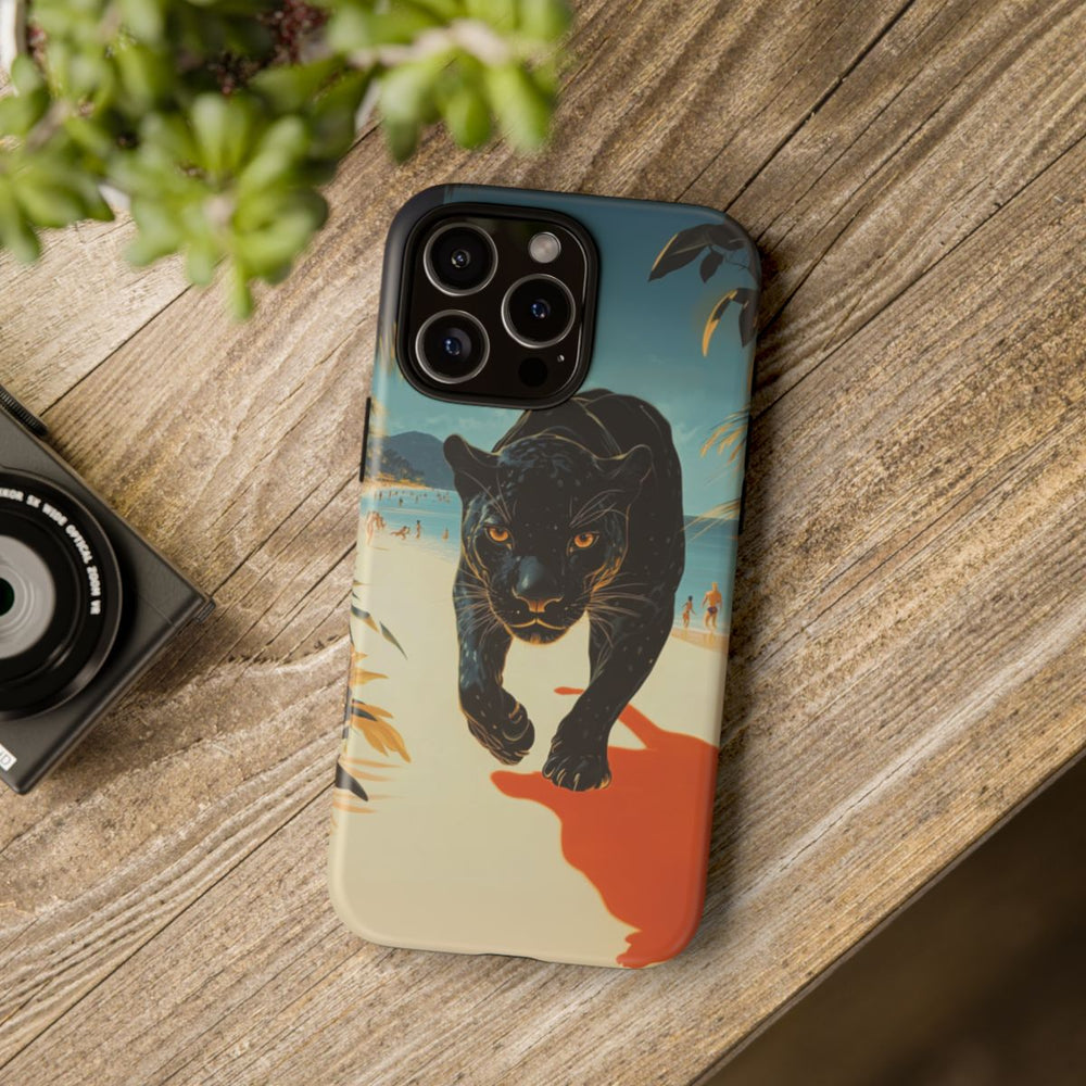 Zwarte Panter op het Strand