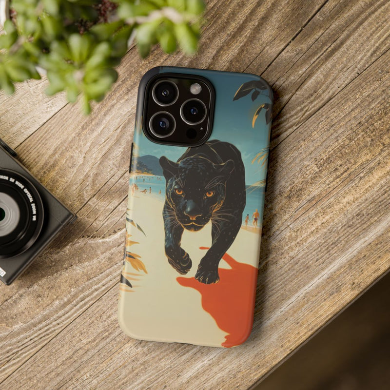 Zwarte Panter op het Strand