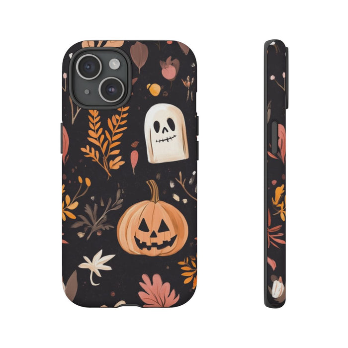 Halloween Pompoen- en Spookmotief