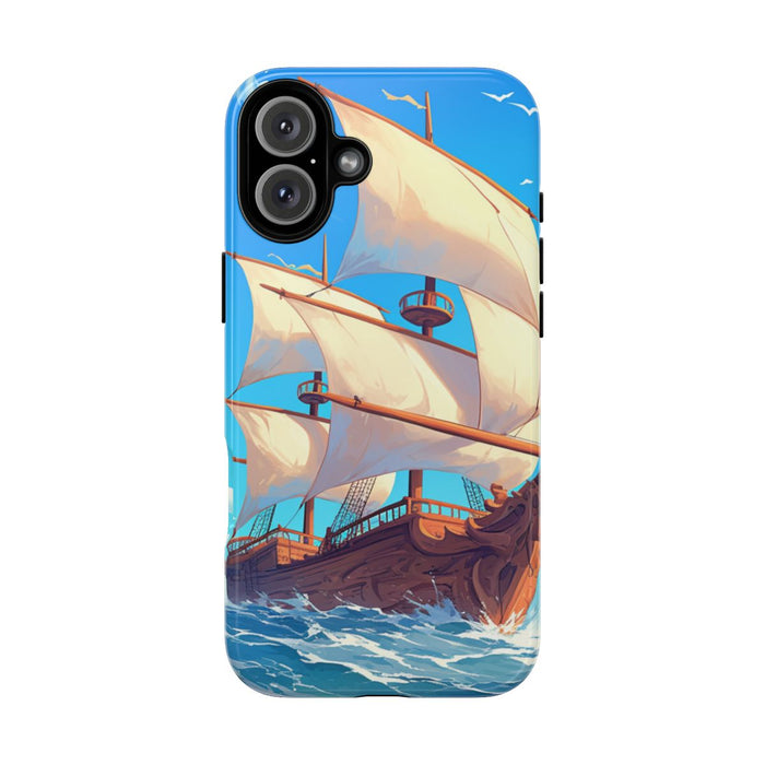 Zeilschip op Blauwe Oceaan