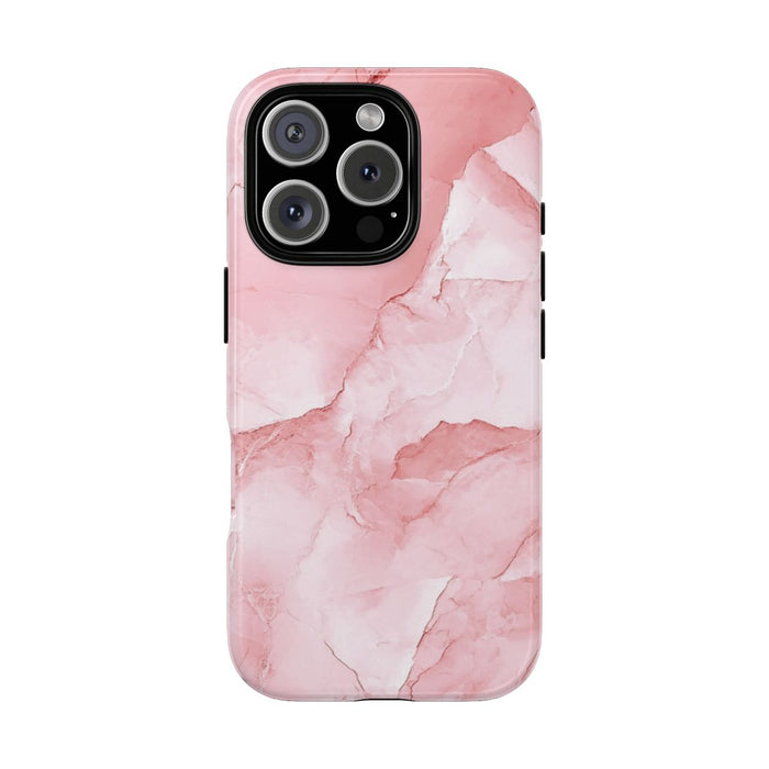 Roze Marmerstructuur met Glanzende Afwerking