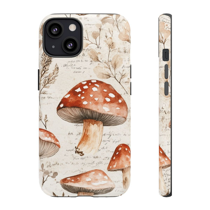 Aquarel Rode Paddenstoelen en Botanische Illustraties