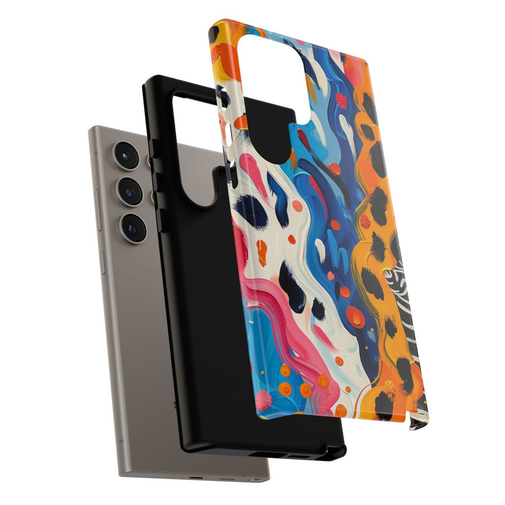 Abstract Kleurrijk Zebra Patroon