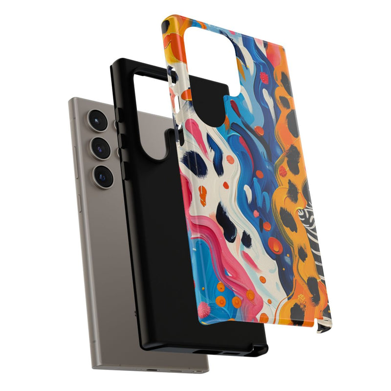 Abstract Kleurrijk Zebra Patroon