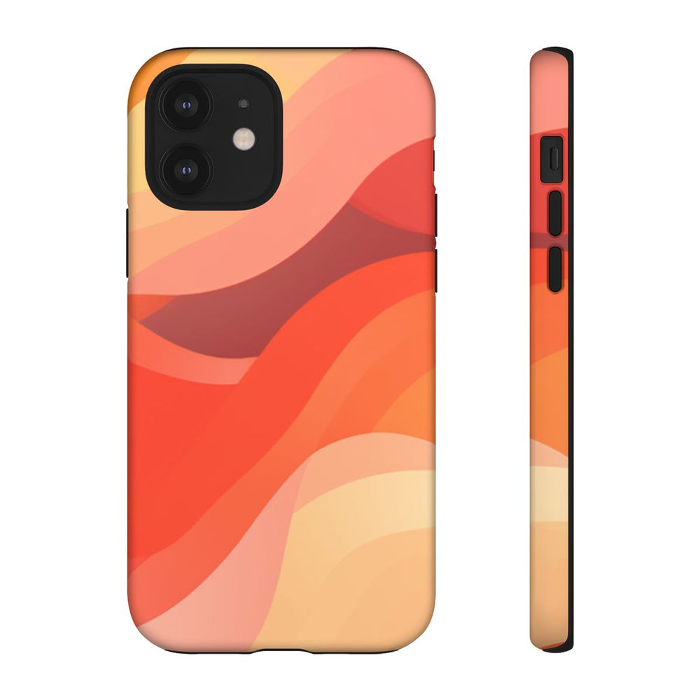 Warme Abstracte Golfpatronen
