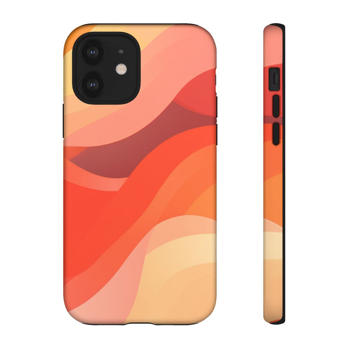 Warme Abstracte Golfpatronen