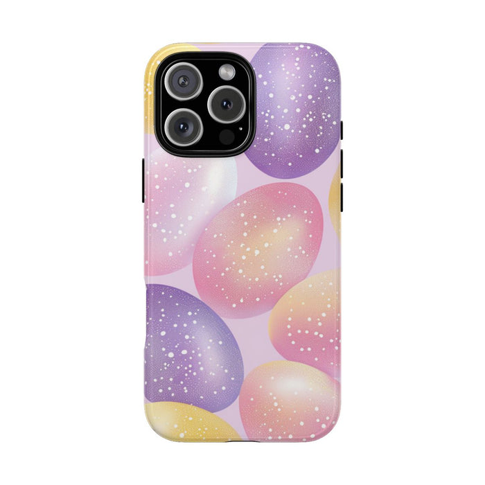 Pastelkleurige Glitter Paaseieren Patroon