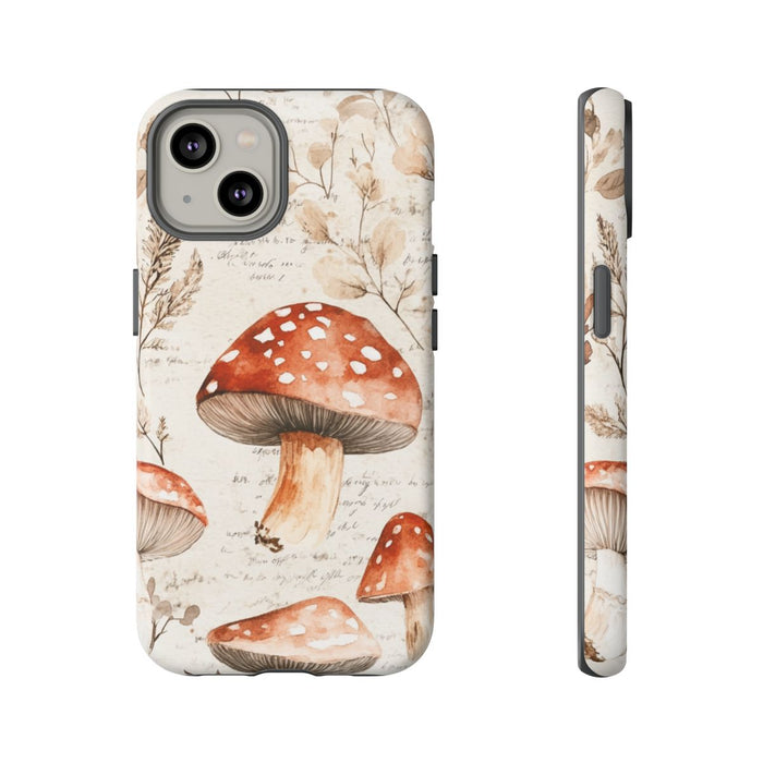 Aquarel Rode Paddenstoelen en Botanische Illustraties