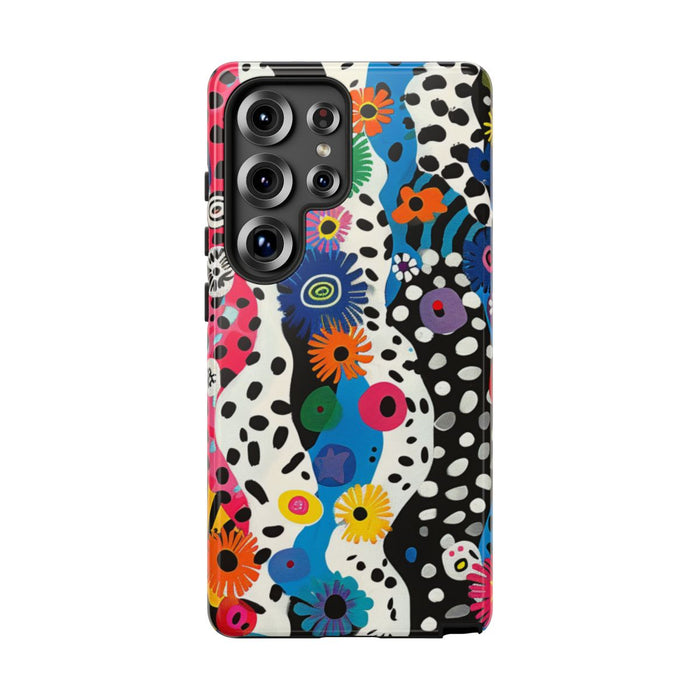 Kleurrijk Abstract Bloemen-Zebra Patroon