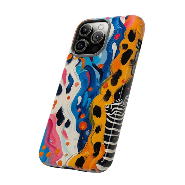 Abstract Kleurrijk Zebra Patroon