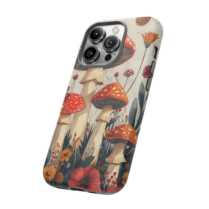 Vrolijke Paddenstoelen en Bloemen