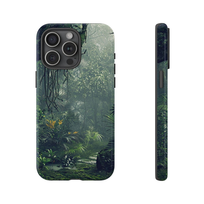 Dichtbegroeid Groen Junglepaden