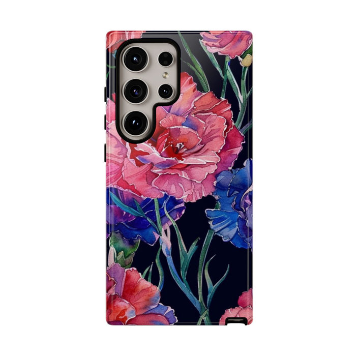 Aquarel Anjers Bloemenpatroon