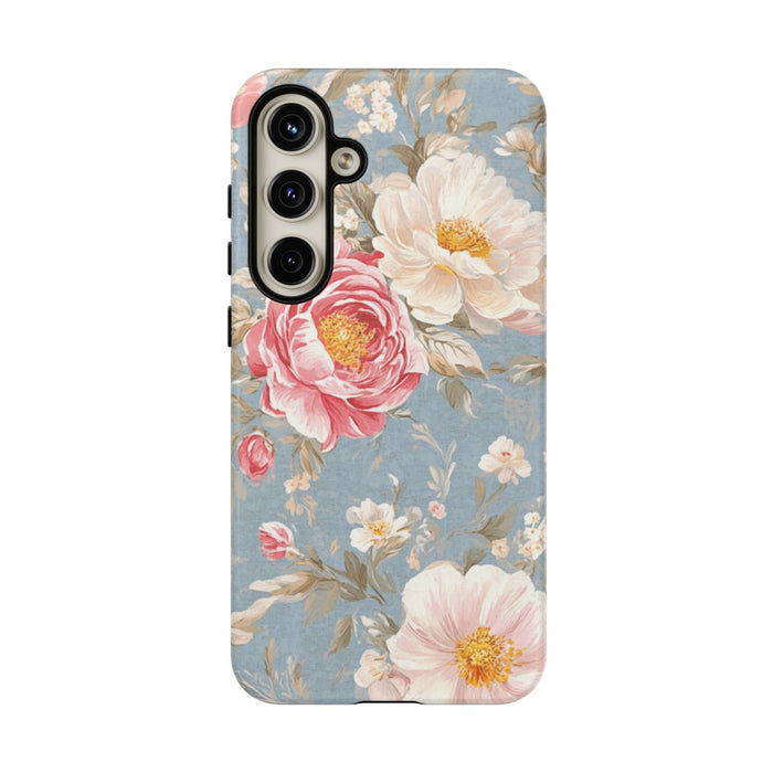 Romantisch Roze-Wit Bloemenpatroon