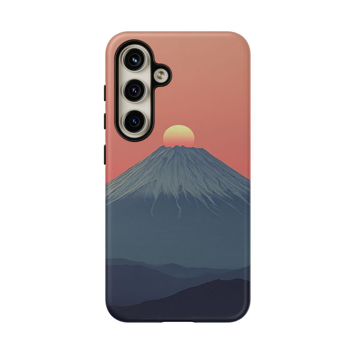 Zonsondergang bij de Fuji