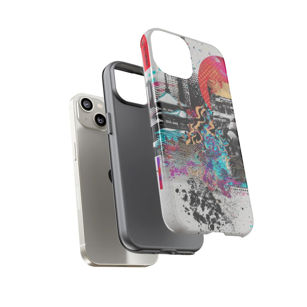 Abstracte Japanse Zen Tuin Collage