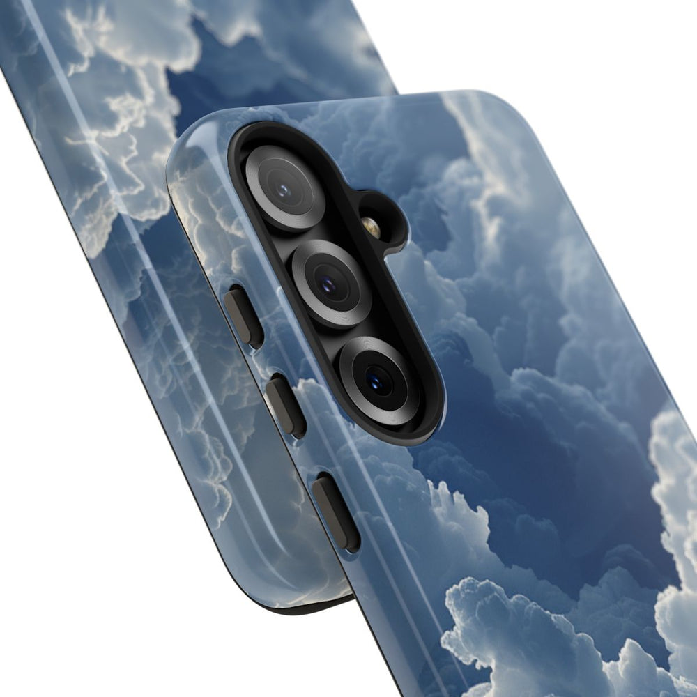 3D Blauw Wolkenpatroon