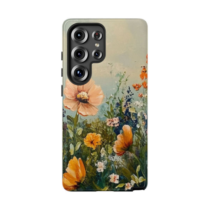 Schildering van Wildbloemenveld